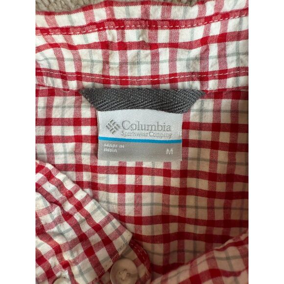 Columbia Boys M Ohio State Buckeyes Short Sleeve Button Up Shirt - Picture 3 of 5